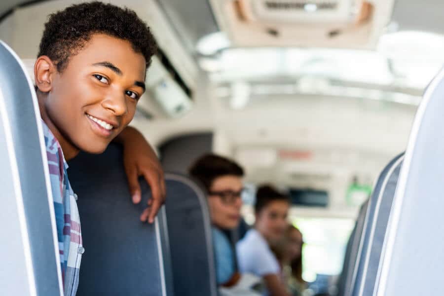 Schulklasse im Escape Room